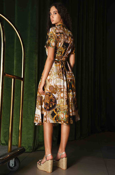 Coop - Love The Luxe Gold Gold Heart Dress