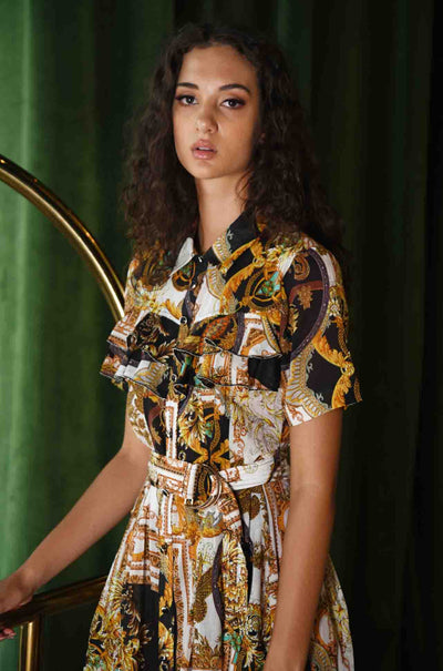 Coop - Love The Luxe Gold Gold Heart Dress