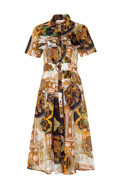 Coop - Love The Luxe Gold Gold Heart Dress