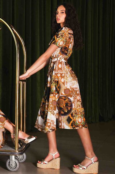 Coop - Love The Luxe Gold Gold Heart Dress