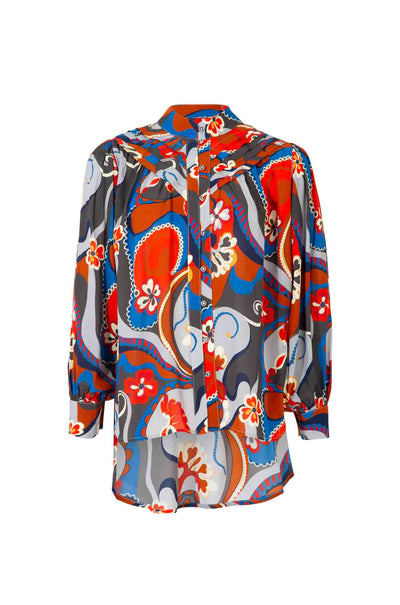Coop - Swirly Wurly Got To Vee There Blouse