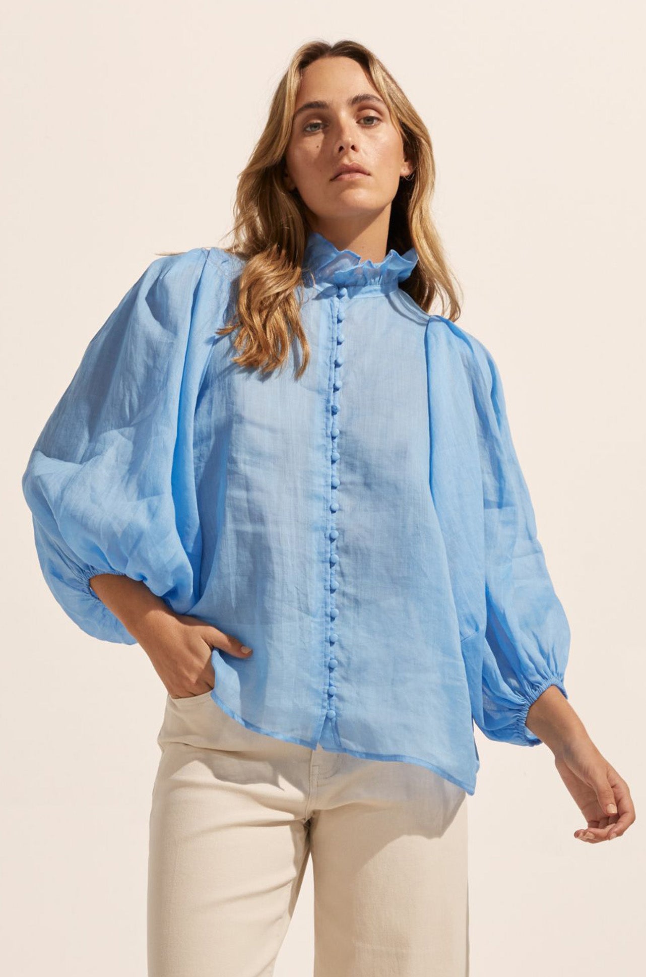Zoe Kratzmann Glisten Top - Vintage Cream