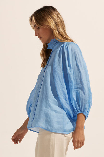 zoe kratzmann - grant top in peacock