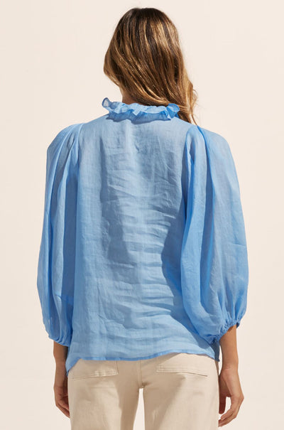 zoe kratzmann - grant top in peacock