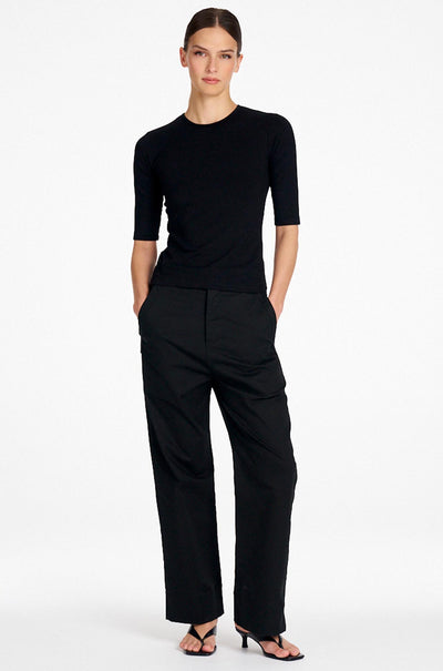 Signature Mela Purdie - Straight Pant in Organic Cotton Twill