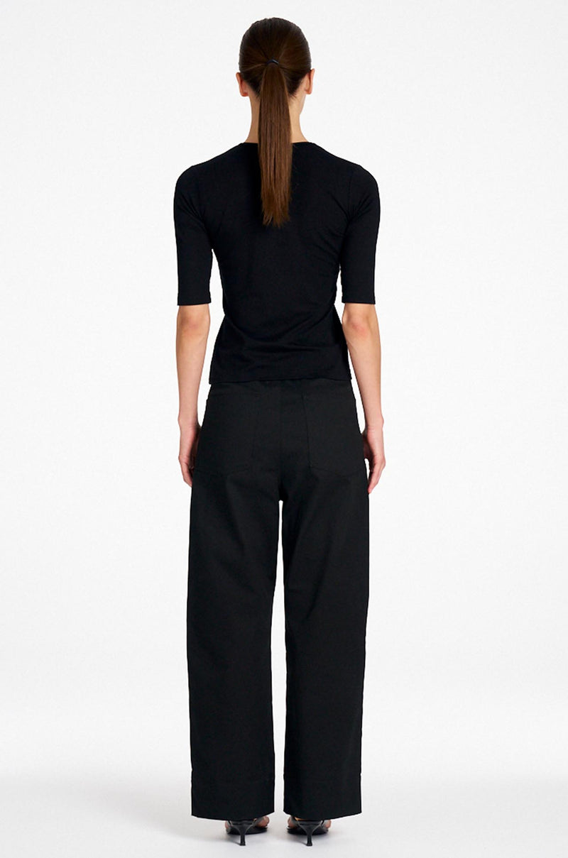 Signature Mela Purdie - Straight Pant in Organic Cotton Twill