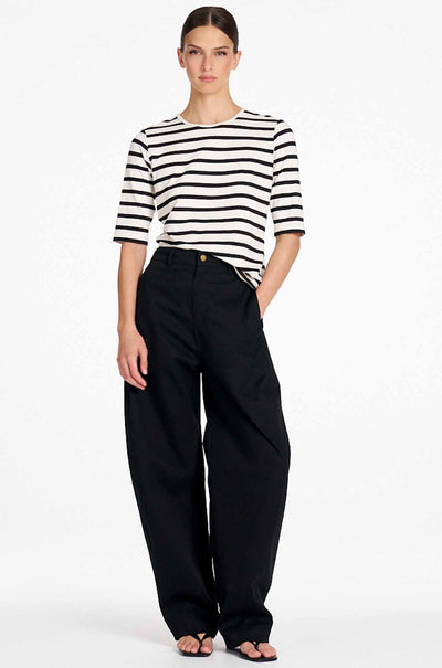 Signature Mela Purdie - Half Sleeve Top in Trunk Stripe Jersey