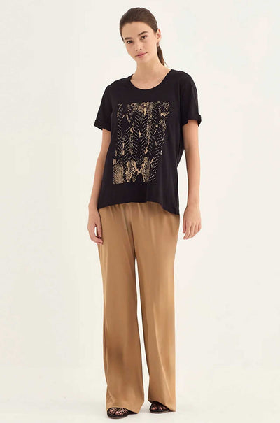 Verge - Hallie Top in Black
