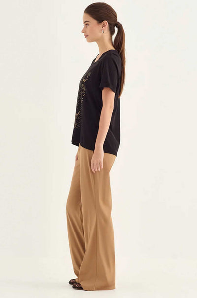 Verge - Hallie Top in Black