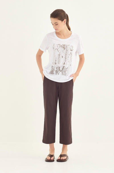 Verge - Hallie Top in White