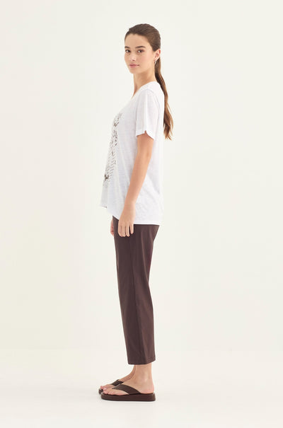 Verge - Hallie Top in White