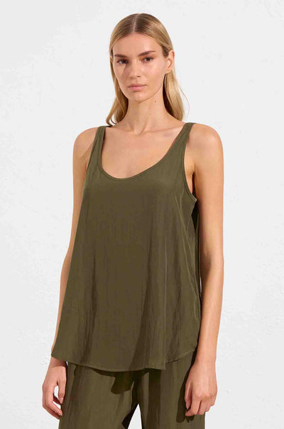 Mela Purdie - Halo Tank in Seaweed