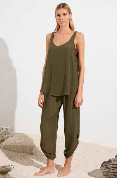 Mela Purdie - Halo Tank in Seaweed