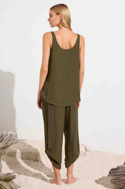 Mela Purdie - Soft Tab Pant in Seaweed