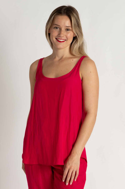 Mela Purdie - Halo Tank in Strawberry
