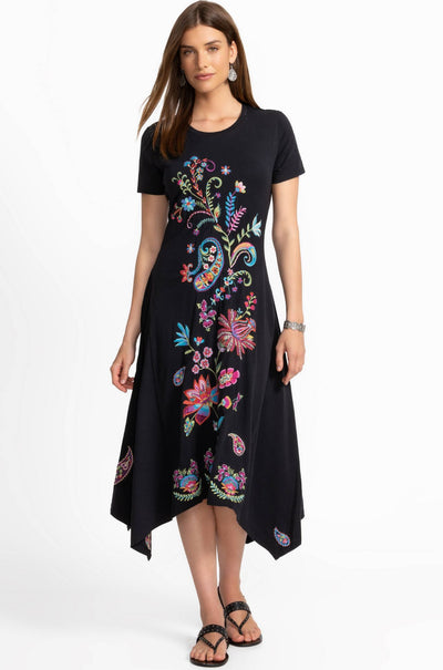 Johnny Was - Handkerchief Hem Knit Dress in Karime