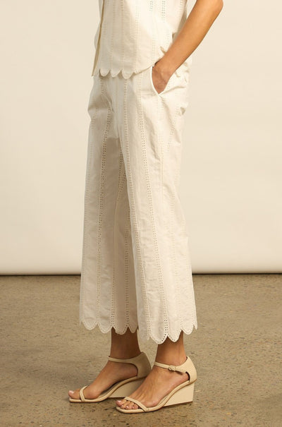 zoe kratzmann - harbour pant in porcelain