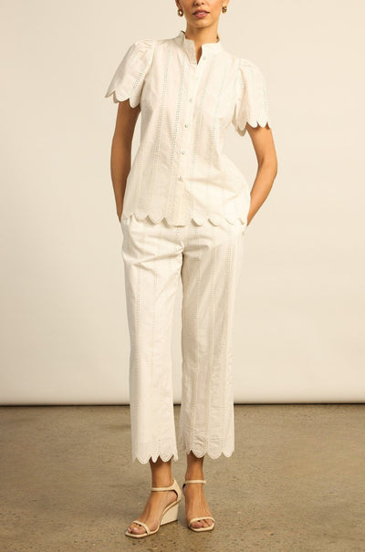 zoe kratzmann - harbour pant in porcelain