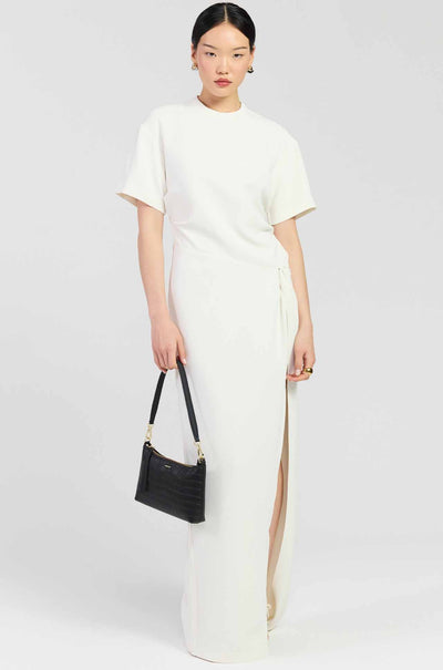 Saben - Haven Shoulder Bag in Black Croc
