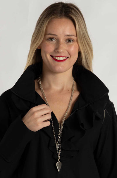 Pewter - Heart Necklace