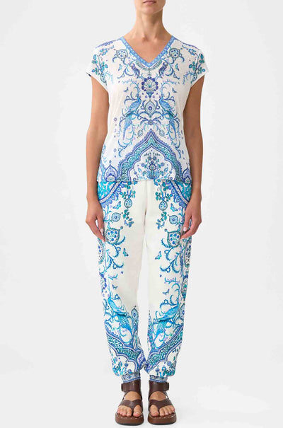 Camilla - Isnik Lullaby V Neck Fitted Tee