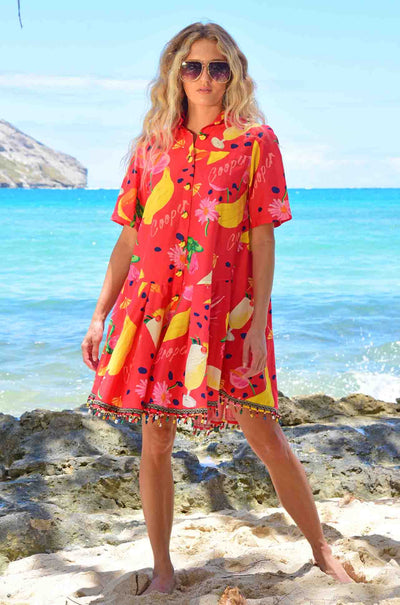 Cooper - If You Like Pina Coladas All Maui Love Dress