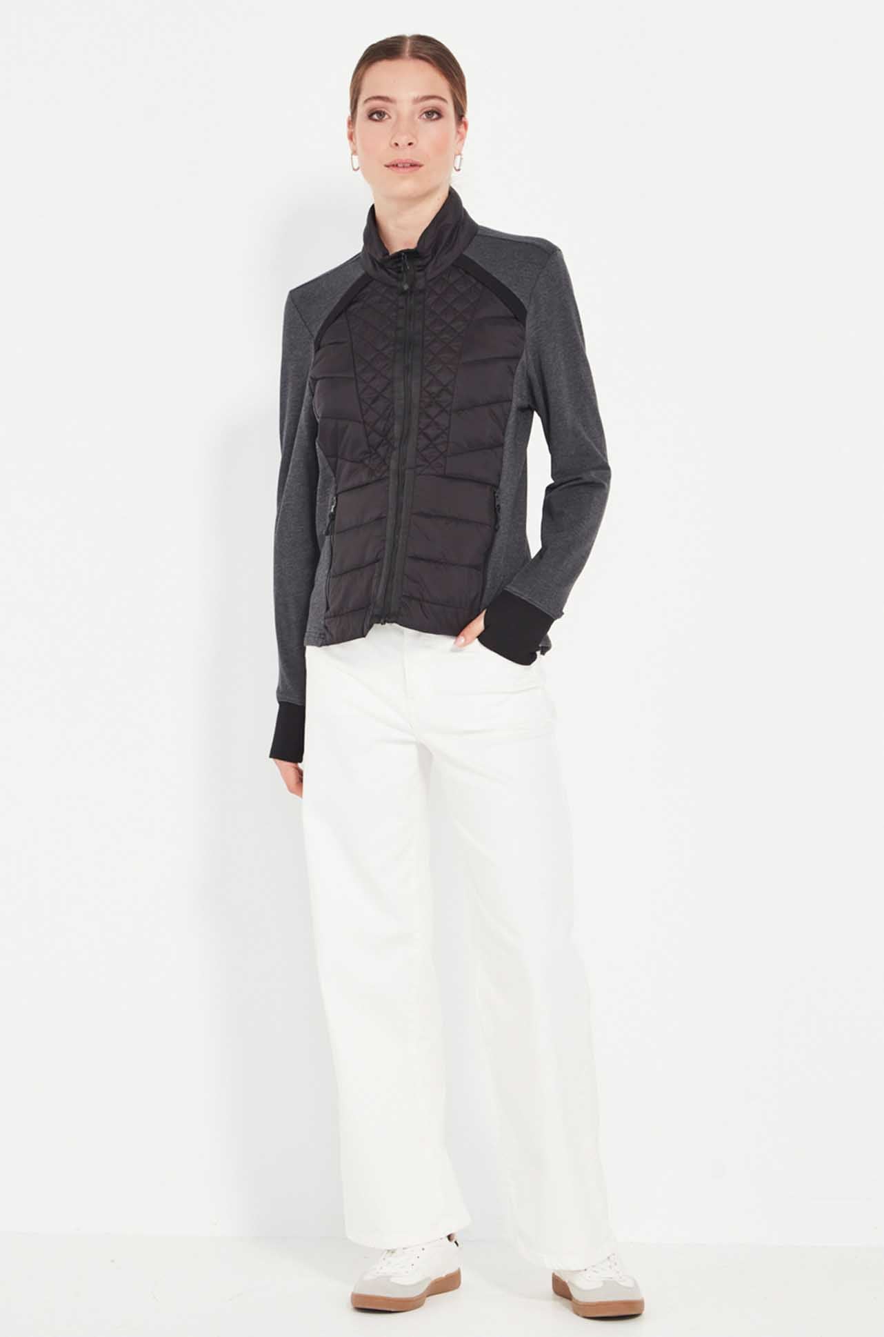 Verge - Idaho Jacket in Charcoal Marle