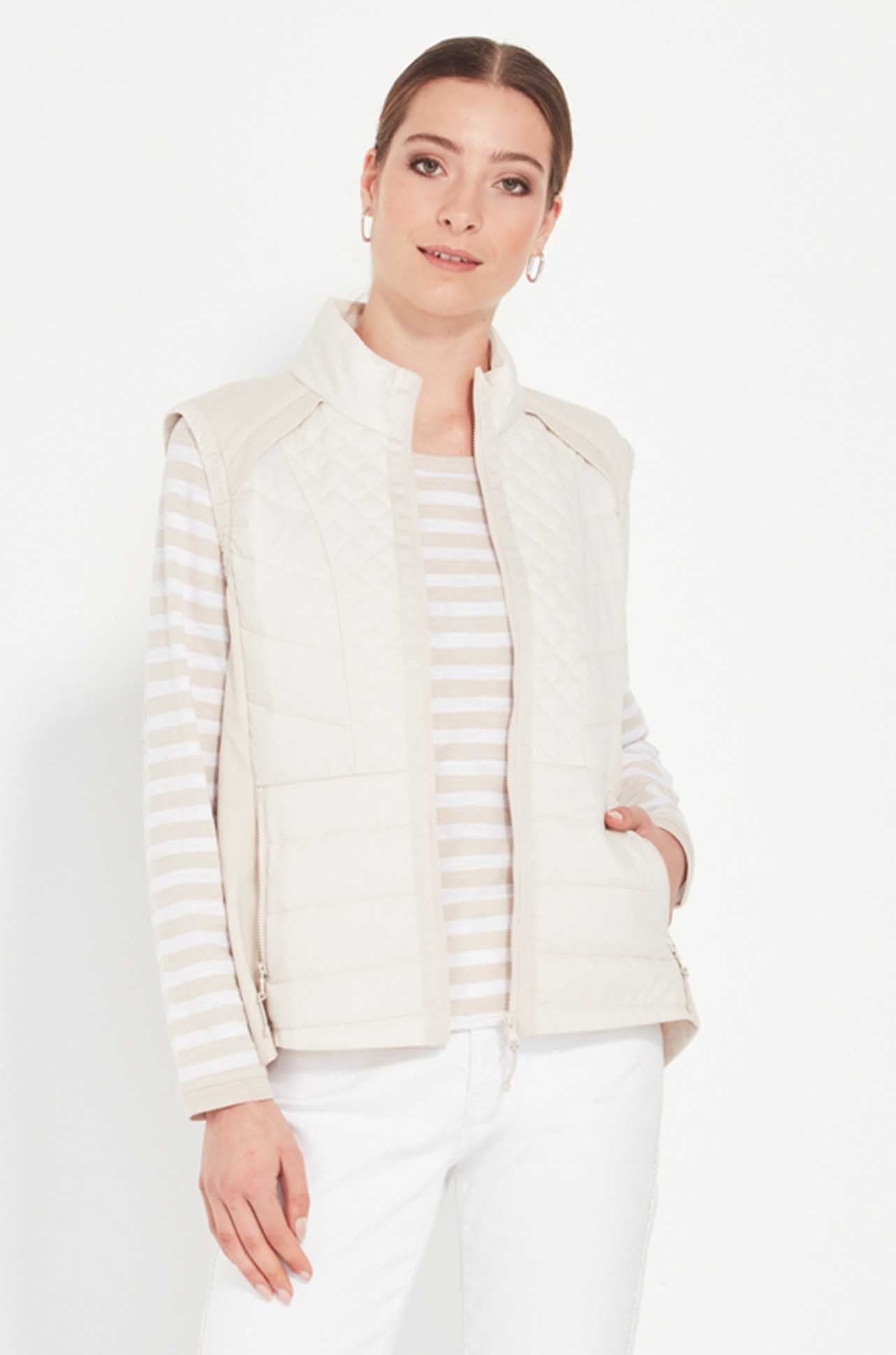 Verge - Idaho Vest in Cashew