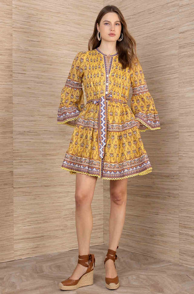 Hale Bob - Idalia 3/4 Sleeve Short Dress