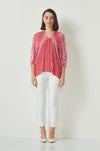 Verge - Inspire Blouse in Red Print