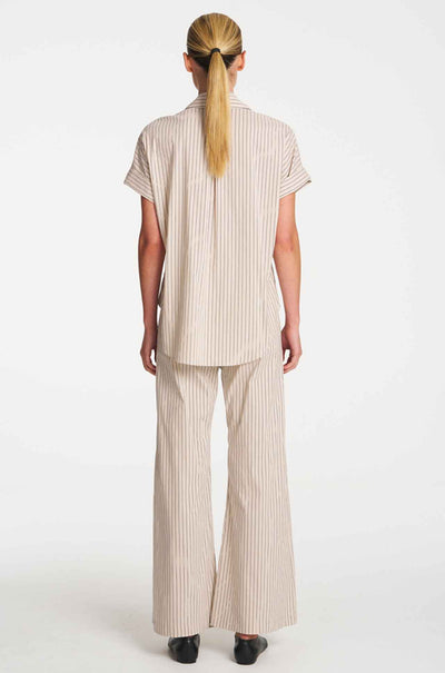 Mela Purdie - Suit Pant in Pin Stripe Microprene