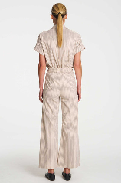 Mela Purdie - Ivy Shirt in Pin Stripe Microprene
