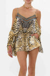 Camilla - Jaguar Drop Shoulder Playsuit