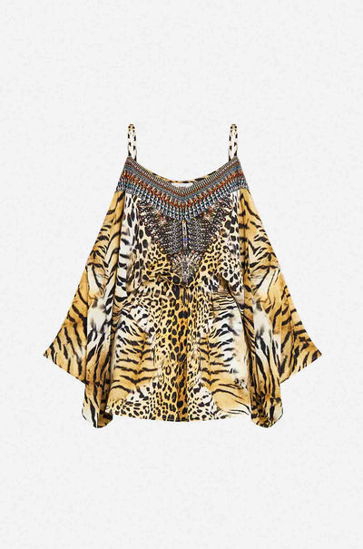 Camilla - Jaguar Drop Shoulder Playsuit