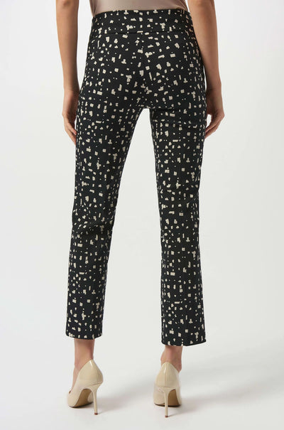 Joseph Ribkoff - Millennium Abstract Print Straight Pull On Pants
