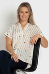 Rails - Jamie Shirt in Stripe Palms
