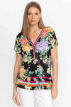 Johnny Was - The Janie Favorite Button Neck Tee