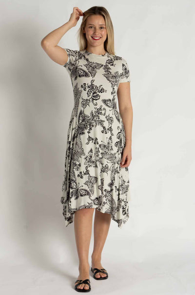 Johnny Was - The Janie Favorite Short Hankerchief Hem Dress in Sydnee