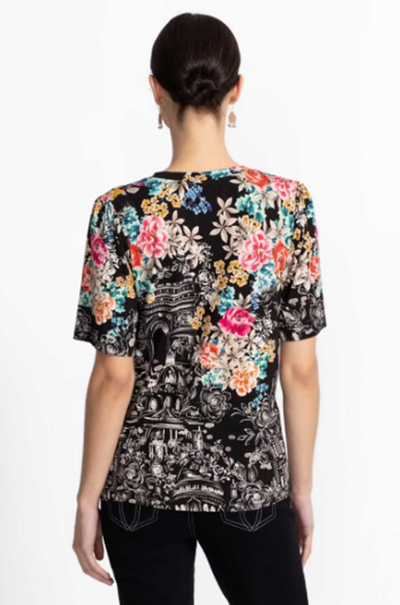 Johnny Was - The Janie Favorite Kimono Sleeve Mandarin Tee