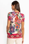 Johnny Was - The Janie Favorite Short Sleeve Crew Neck Tee in Kallie Scarf