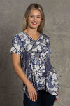 Johnny Was - The Janie Favorite Drape Tunic in Moonlight Glass