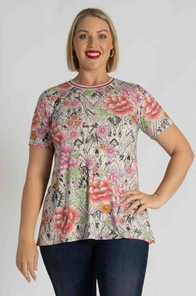 Johnny Was - The Janie Favorite S/S Crew Neck Swing Tee