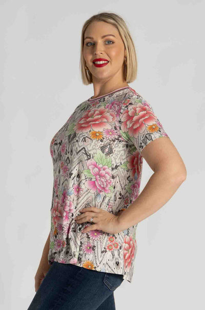 Johnny Was - The Janie Favorite S/S Crew Neck Swing Tee