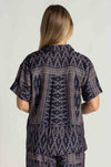 zoe kratzmann - jaunt top in midnight aztec