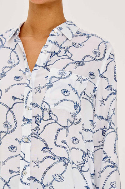 Rails - Josephine LS Button Down in Nautical Chains