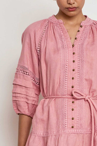 Zoe Kratzmann - jostle dress in pink clay
