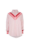 Cooper - We Mean Business Just A Little Rib Shirt in Pink Stripe