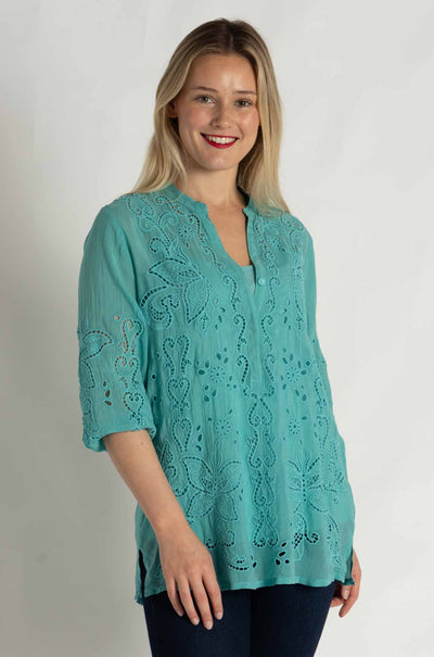 Johnny Was - Kallia Tunic in Baltic
