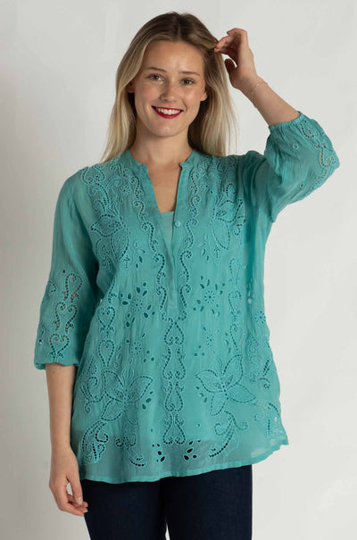 Johnny Was - Kallia Tunic in Baltic