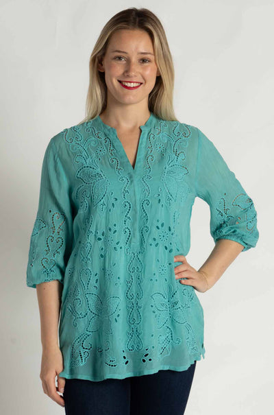 Johnny Was - Kallia Tunic in Baltic